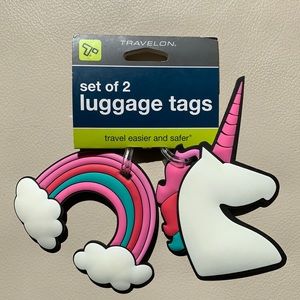 NWT Travelon Unicorn and Rainbow Luggage Tags